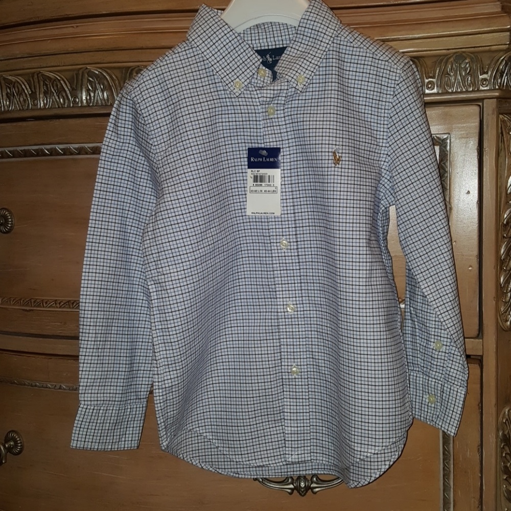 NWT Ralph Lauren collared shirt, size small.